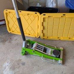 Arcan 3-Ton Lightweight Aluminum Floor and Car Jack with Quick Rise