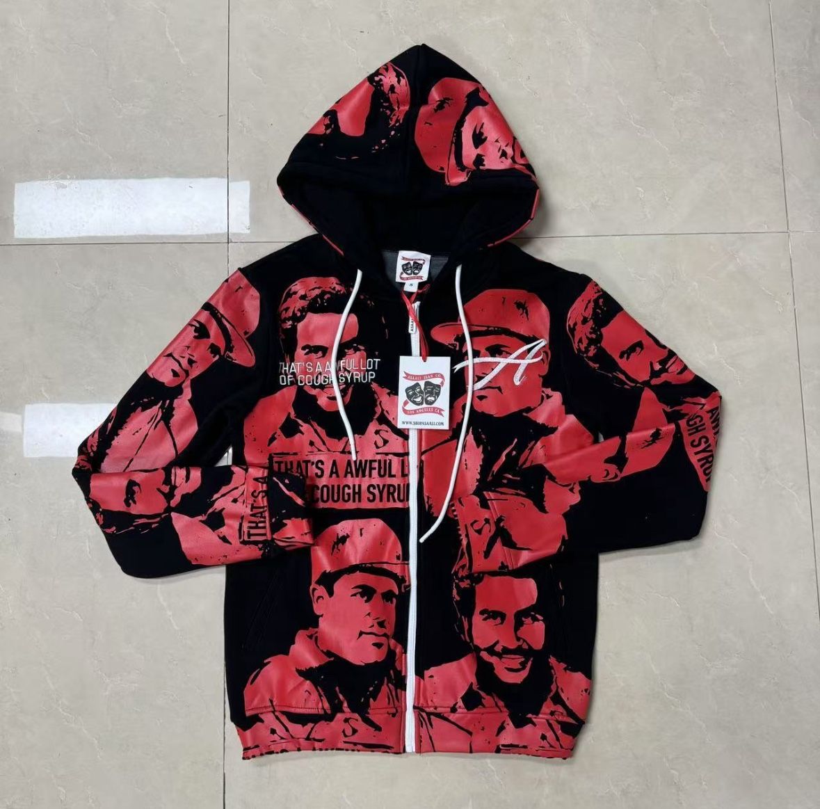 ASAALI X COUGH SYRUP HOODIE 