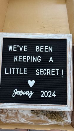 Felt letter board