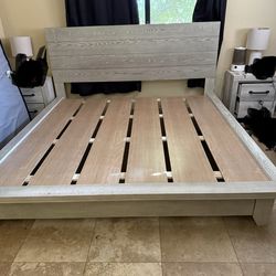 King size bed frame