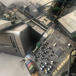 Large Lot If Assorted Computer Parts, Wires, Cables, Connectors