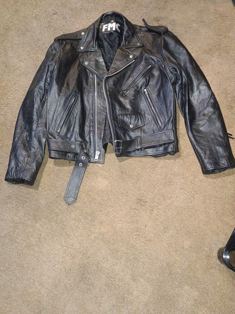 FMC Size 46 Leather Jacket
