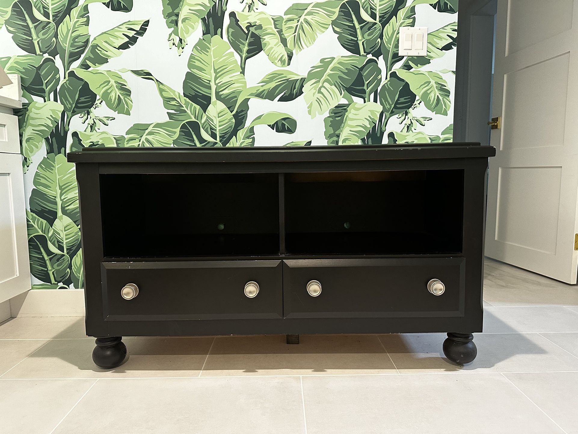 Black Entertainment Center/Side table