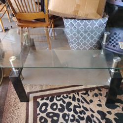 Coffee Table With Small Side Table 
