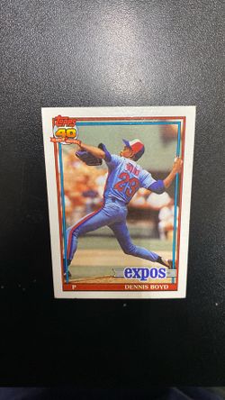 Topps 40 years of baseball Dennis Boyd