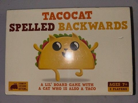 Tacocat Spelled Backwards Game