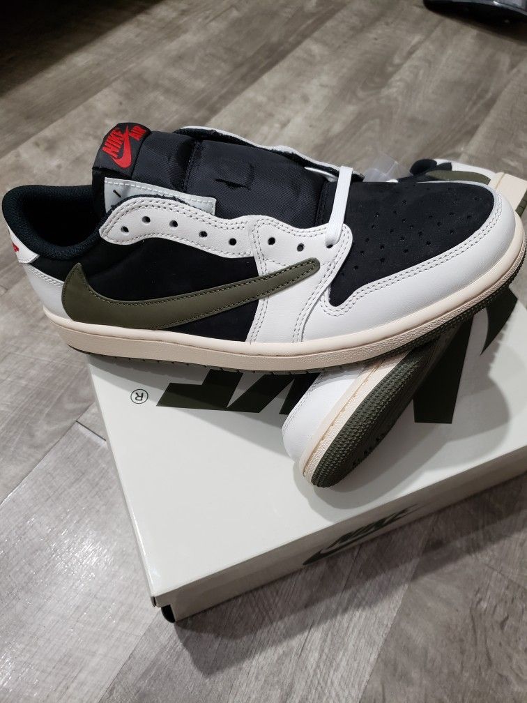 Air Jordan 1 Low Travis Scott Olive