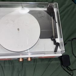 Vinyl Record Player with Built-in Speakers 3-Speed Vintage