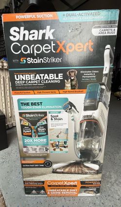 Shark R- EX201 CarpetXpert Upright Carpet, Area Rug & Upholstery Cleaner with StainStriker