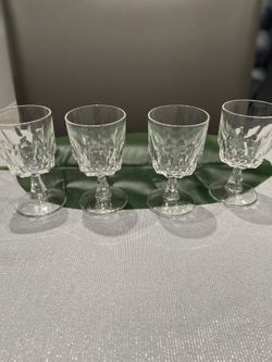 Vintage cordial shot glasses