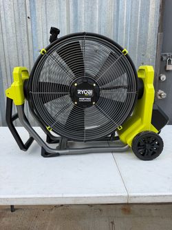 Ryobi 40v HP 18” air cannon misting fan tool only