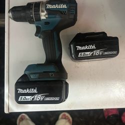 Makita Drill With Extra Battery 