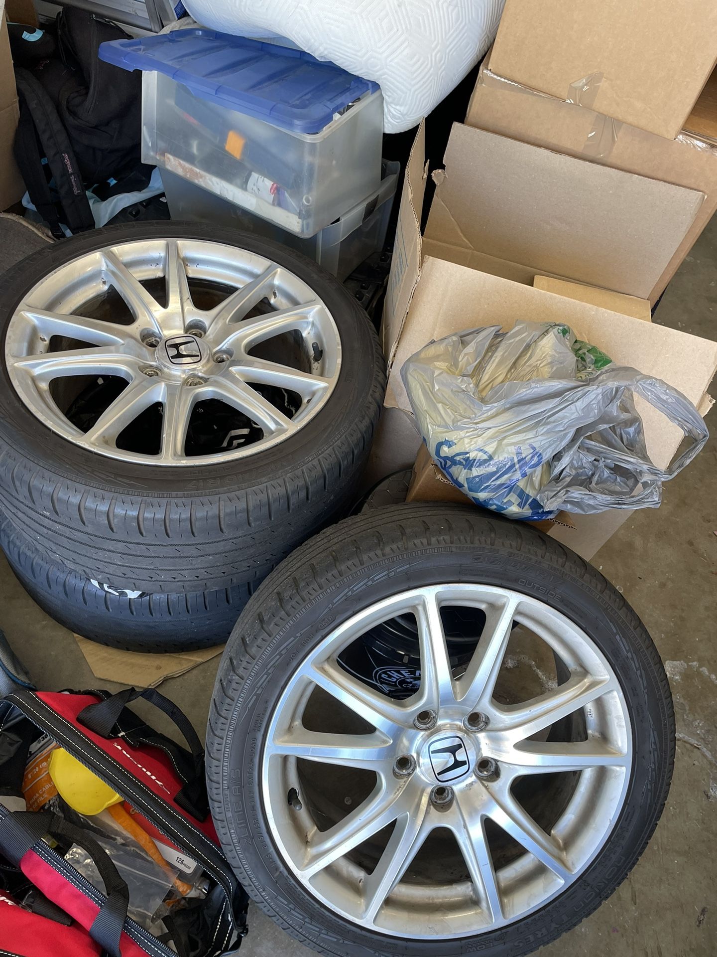 Set (4) Honda S2000 AP2 V1 Wheels And Tires