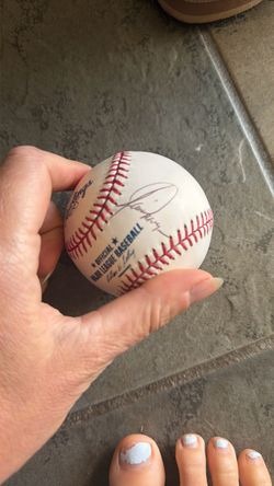 Jamie Moyer Autographed Baseball – Seattle Mariners Era