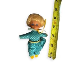 Vintage 1967 Mattel “Mrs. Beasley” Miniature Doll – Family Affair TV Character – Approx. 4.5”