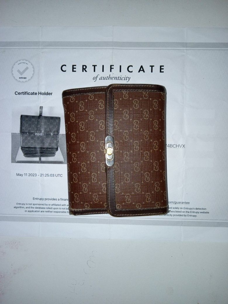 Vintage Authentic Gucci Wallet