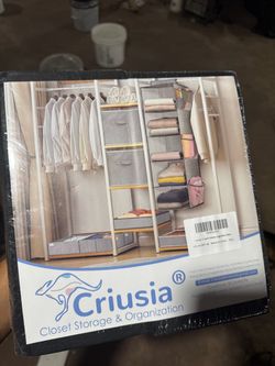 NEW Criusia 12-Piece Closet Organizer Set
