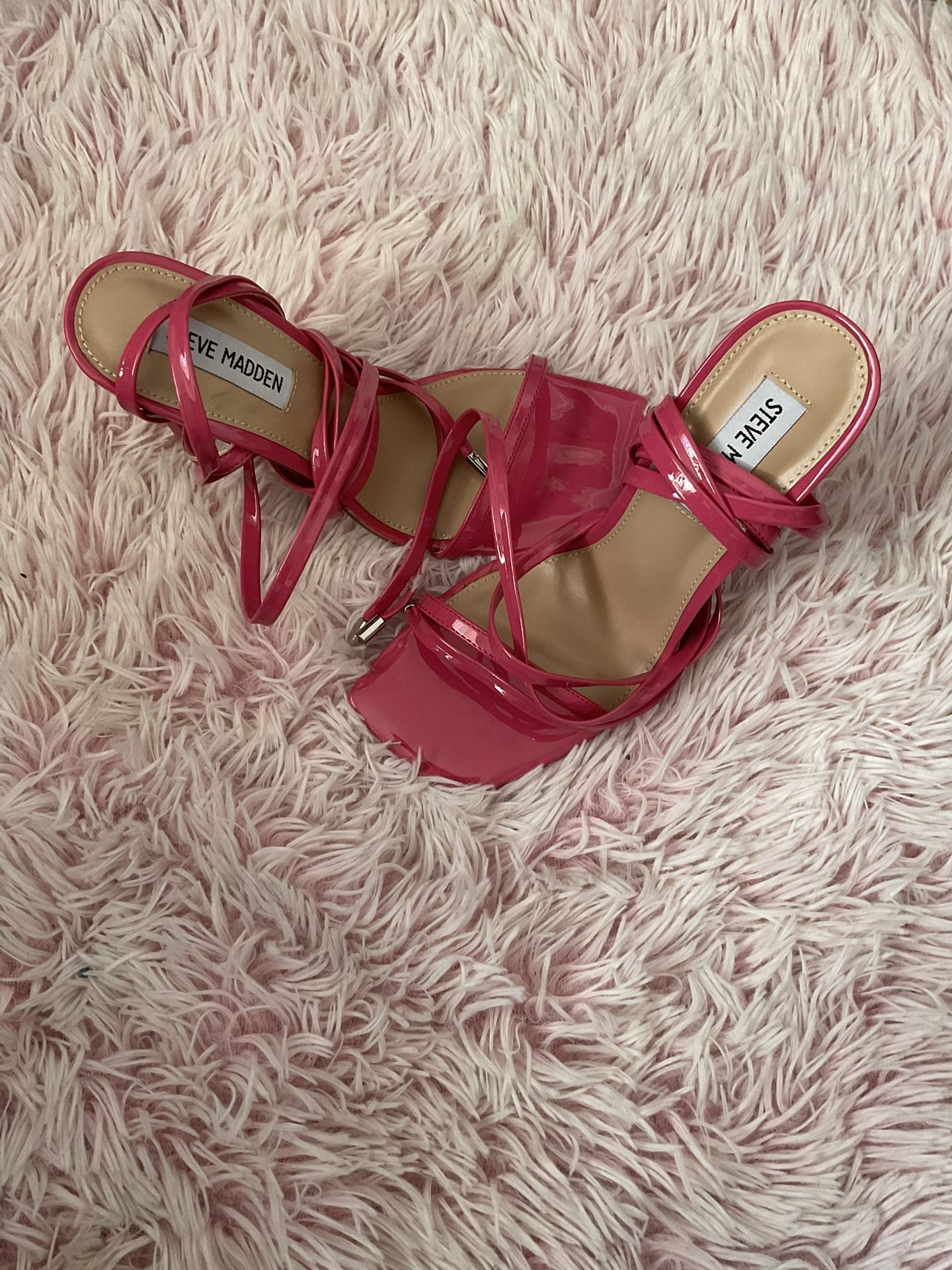 Hot Pink Modern Heels