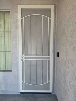 36x96 Security doors with the steel mesh screen—Zero hidden fees.