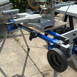 Hitachi C8FB2 8-1/2” Sliding Miter Saw + Kobalt Portable Stand - $200 OBO