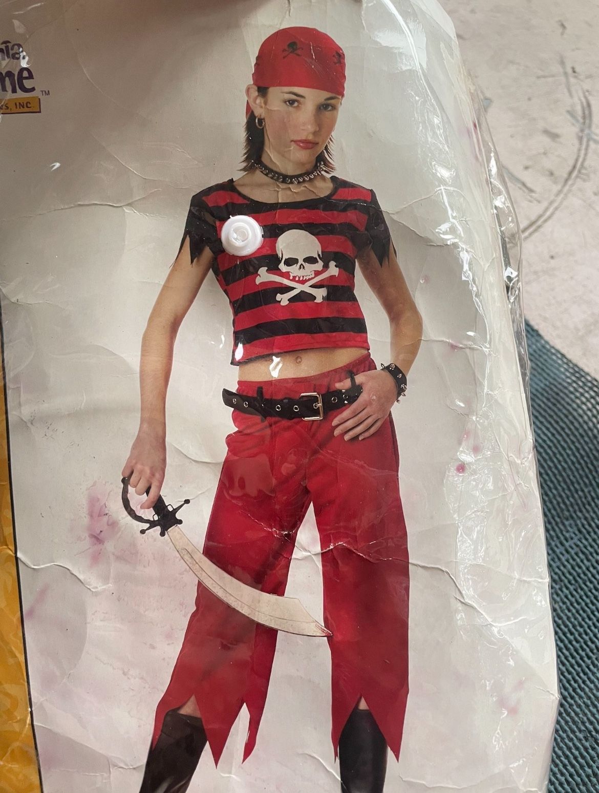 Hip Punk Pirate Large 10-12 Halloween