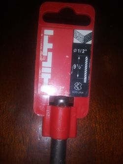 Hilti concrete and block hammer drill bit.