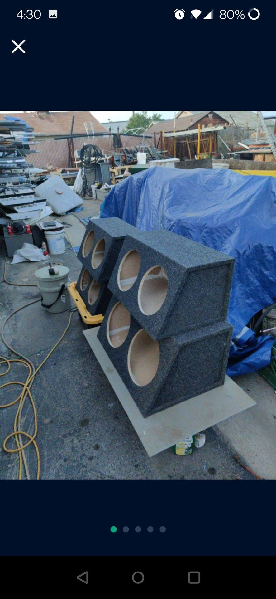 New Subwoofer Boxes $30