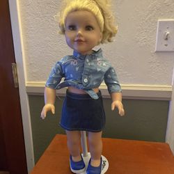 LOTUS 18" DOLL BLONDE HAIR