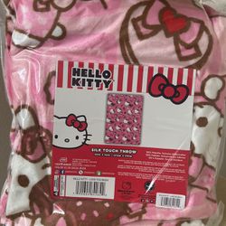 Hello Kitty Valentines Day Blanket 
