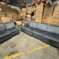 (150inch )Modular Sectional Sofa with Storage, Convertible Modern Cloud Couch (6 Seater) $250