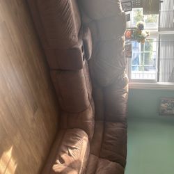 Brown Sectional