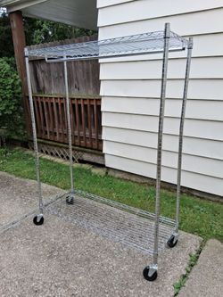 Rolling Clothing Rack