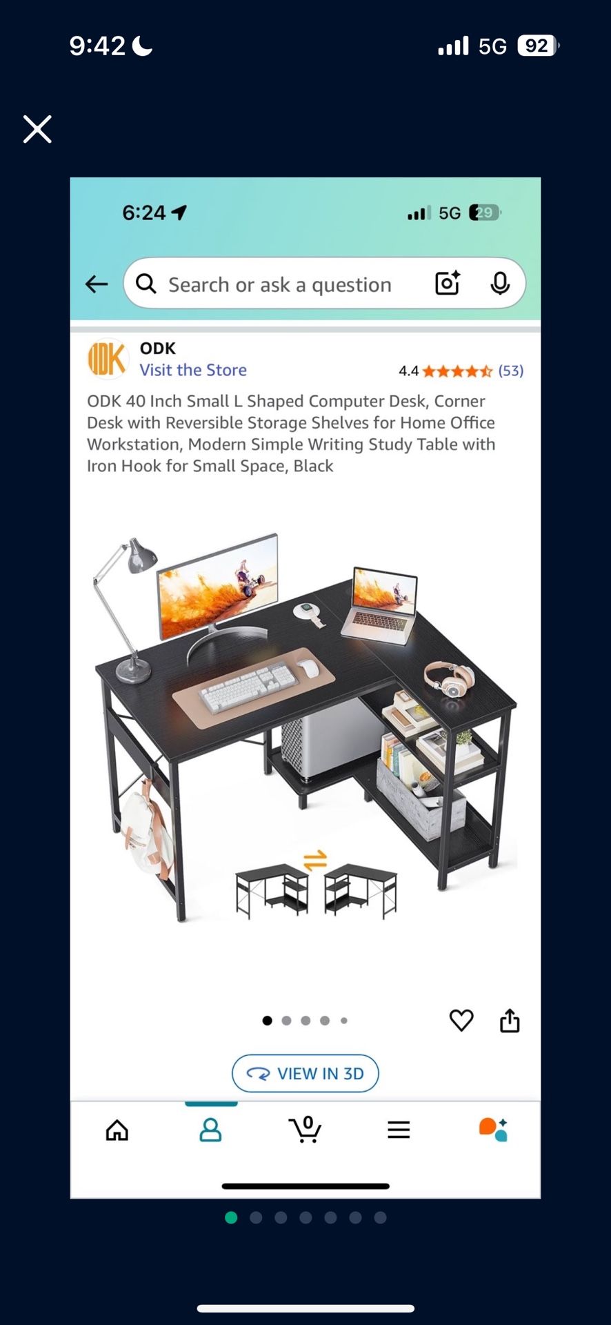 L- Shaped Desk