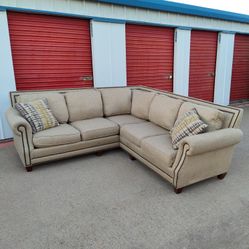 FREE DELIVERY - Beige Sectional Sofa