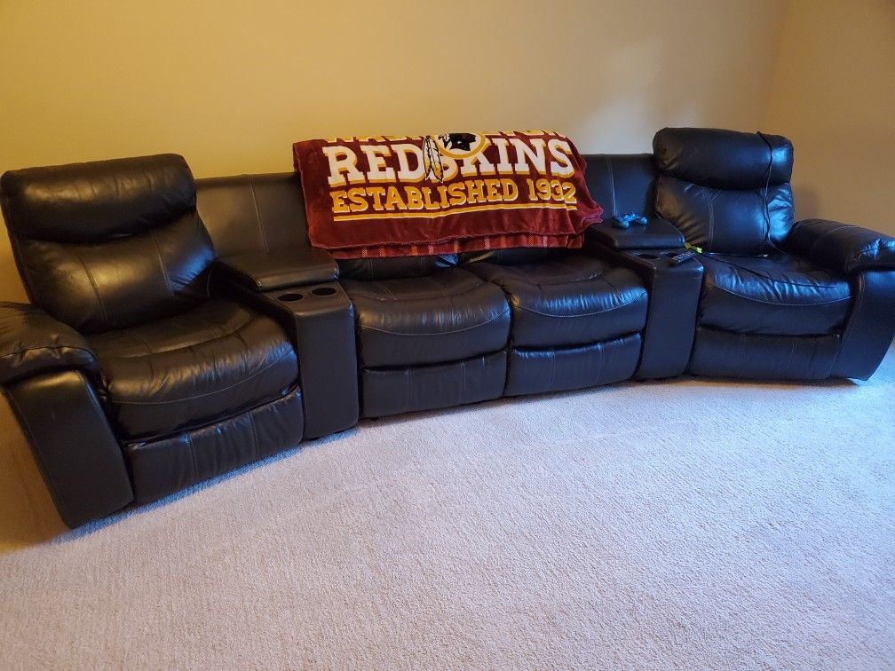 Leather Sectional