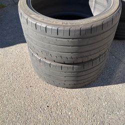 Qty 2 Tires. 265/35-18 Yokohama $40/pair!