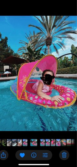 Baby Pool Float with Sun Canopy