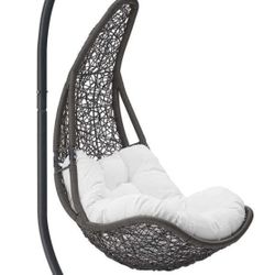 Outdoor Patio & Pool Hanging Swing Chair Luxury Weave UV Resistant 