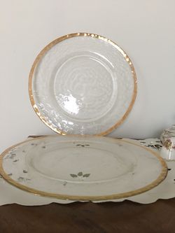 Large serving plates