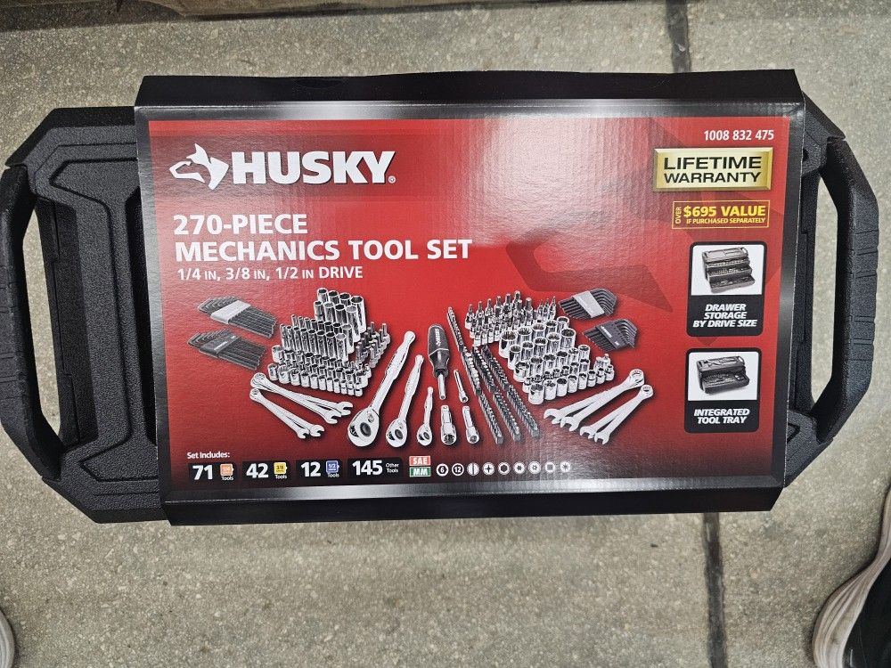 Husky H316MTSCB Mechanics Tool Kit (270 Pieces)
