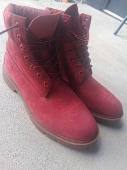 Red Timberland Boots