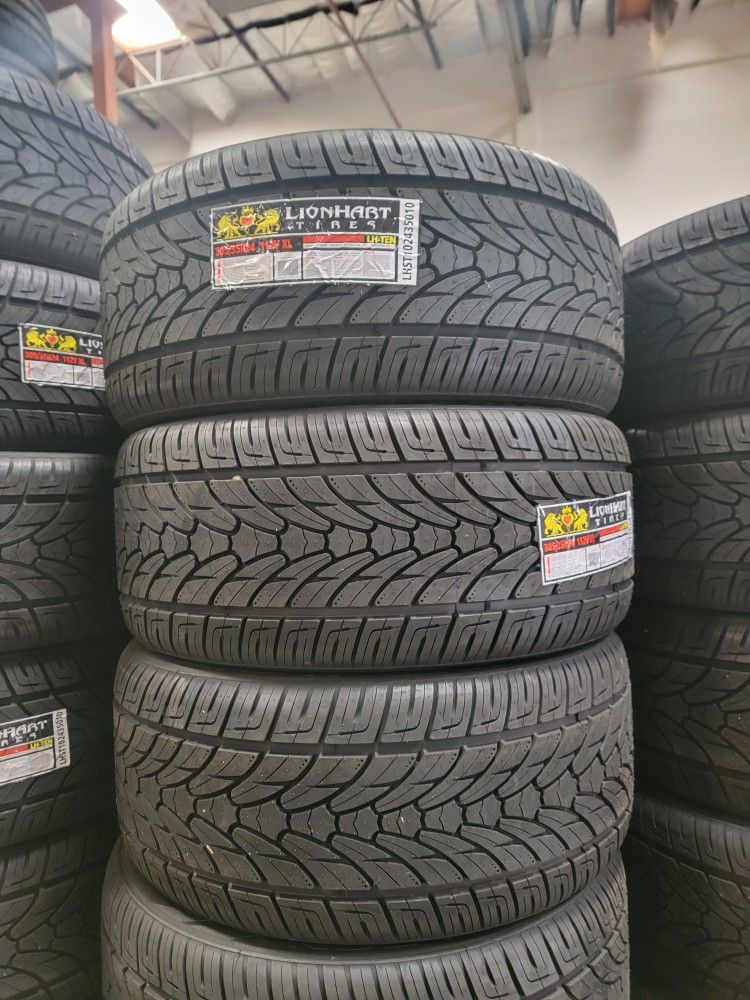 New Tires 305/35R24 Lionhart LH ten 112V XL set Of 4