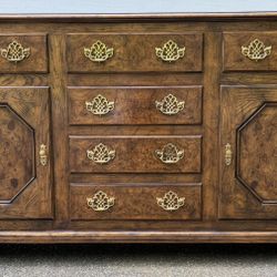Vintage Baker Furniture Walnut Burl Credenza – Heirloom Quality