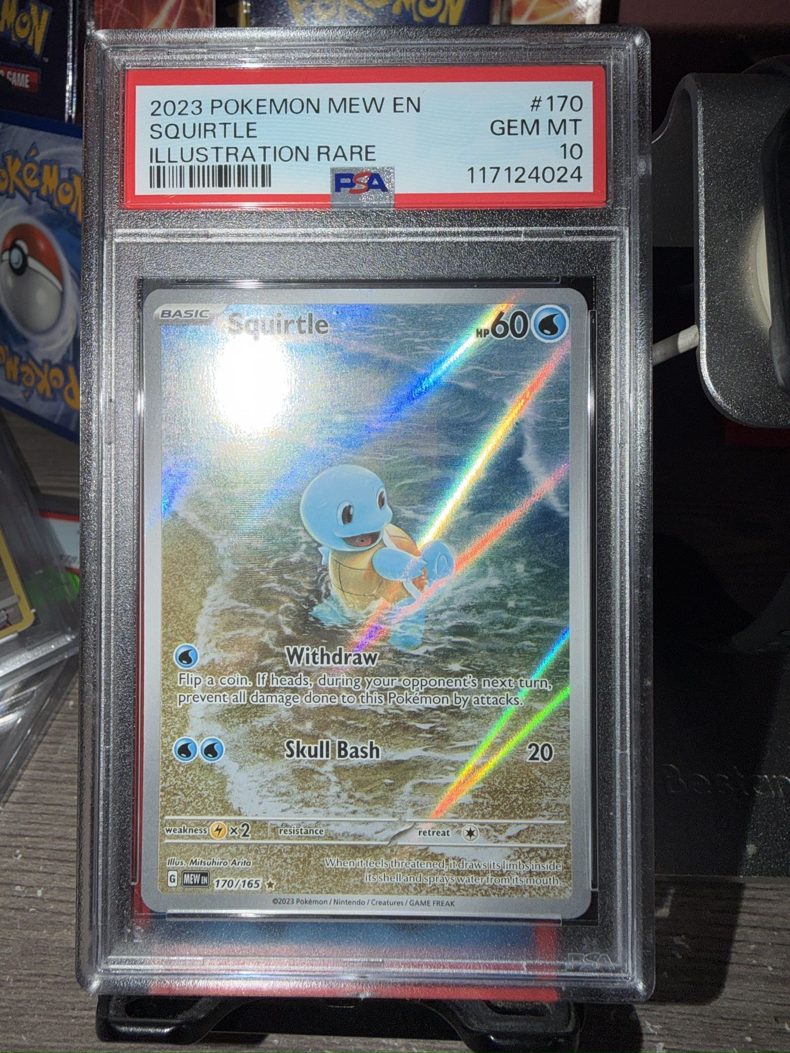 Squirtle #170 PSA 10