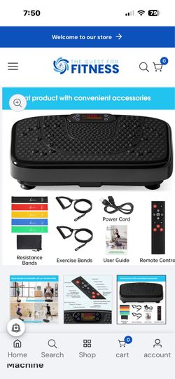 Vibrations Plate exercise Machine