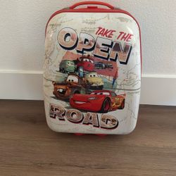 Kids Rolling Suitcase Disney Cars