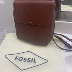 BNWT Fossil Backpack Purse 
