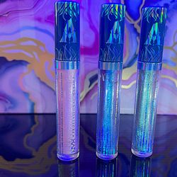 NYX Professional Makeup Avatar 2 Way of Water Bioluminescent Lip Gloss Set - Shimmering Waters, Ilu-minate, Biovolume Glow - High Shine, Vegan, Limite