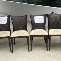 Four Dining chairs - Free