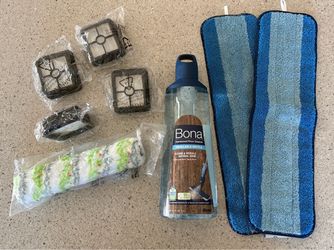 $20-Bona Hardwood Floor Cleaner Bundle with Mop Pads